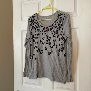 3 for $10 LOFT Cheetah Long Sleeve— size L